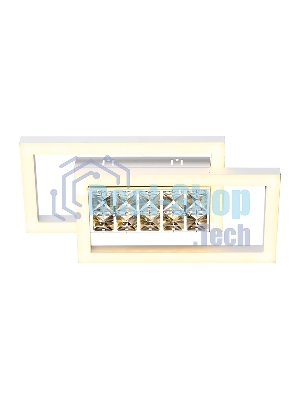 Настенно-потолочный светодиодный светильник Ambrella light FA107 WH белый 15W 3000K 380*200*85 (Без ПДУ)