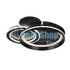 Светильник Ambrella light FA8515/3 BK черный 143W 3000K-6400K 500*500*80 (ПДУ РАДИО 2.4G)