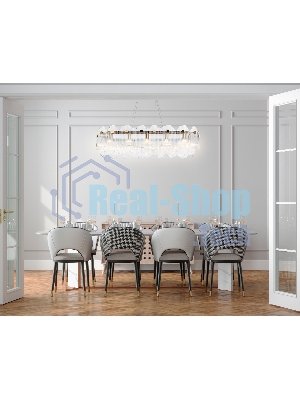 Светильник Ambrella light LH31255/12 BS/CL латунь/прозрачный E14*12 max 40W 1000*340*270