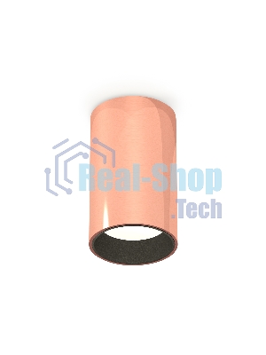 Светильник Ambrella Light XS6326003 PPG/SBK золото розовое полированное/черный песок MR16 GU5.3 (C6326, N6111)