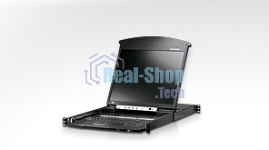 Коммутаторы консоли ATEN 8P CAT5 HIGH DENSITY DUAL RAIL LCD 19INCH OVER IP
