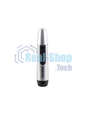 Триммер Centek CT-2180 (серый/черный) для носа и ушей, питание 1хАА (в комплекте не поставляются)