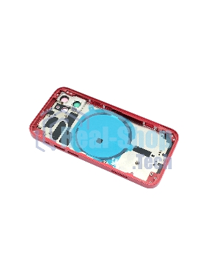 Задняя крышка (корпус) в сборе с рамкой для Apple iPhone 12 Mini красный