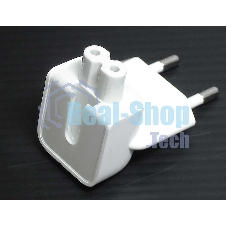 Адаптер-переходник Europlug (Евровилка) для блоков питания Apple