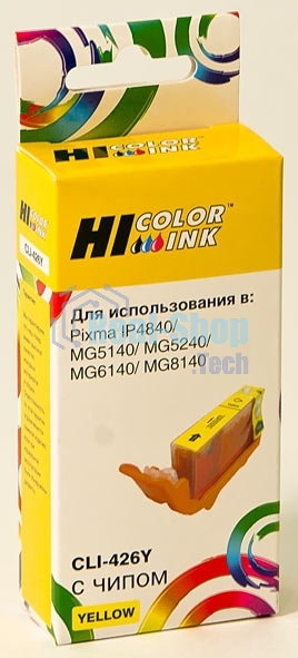 Картридж Canon PIXMA MG5140/5240/6140/8140 (Hi-Black) CLI-426Y, Y
