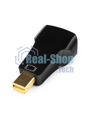 Переходник miniDisplayPort - VGA, Cablexpert A-mDPM-VGAF-01, 20M/15F, черный, пакет