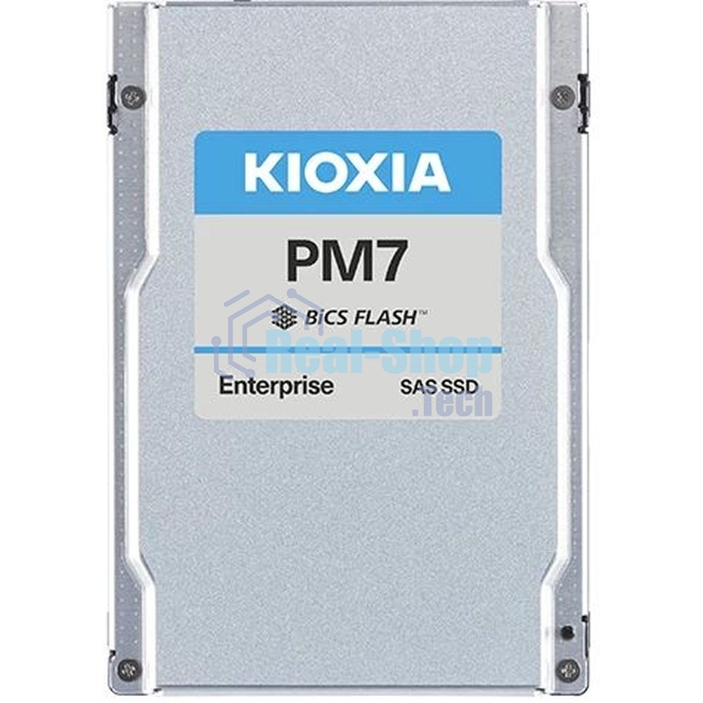 Накопитель SSD KIOXIA PM7-R, 1920Gb, SAS 24G, U.2, R/W 4200/3400, IOPS 720K/155K