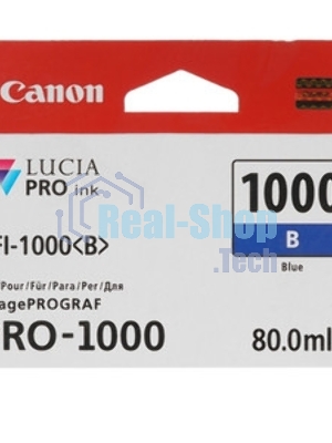 Картридж струйный Canon PFI-1000 PC фото голубой (80 мл.) для Canon IJ SFP PRO-1000 WFG
