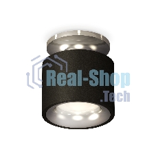 Светильник Ambrella Light XS7511081 SBK/PSL черный песок/серебро полированное MR16 GU5.3 (N7927, C7511, N7012)