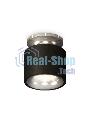 Светильник Ambrella Light XS7511081 SBK/PSL черный песок/серебро полированное MR16 GU5.3 (N7927, C7511, N7012)
