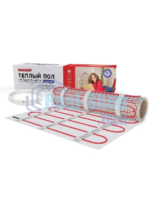 Теплый пол (нагревательный мат) Rexant Classic RNX -3,0-450 (площадь 3,0 м2 (0,5 х 6,0 м)), 450 Вт, двухжильный с экраном