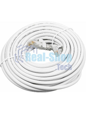 Кабель Патч-корд LANMASTER LAN-PC45/U5E-10-WH вилка RJ-45-вилка RJ-45 cat.5е 10м белый LSZH (уп.:1шт)