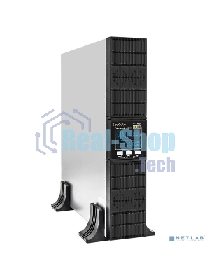 Источник бесперебойного питания On-line ExeGate PowerExpert ULS-1000.LCD.AVR.1SH.2C13.USB.RS232.SNMP.2U 1000VA/1000W, On-Line, PF=1, LCD, 1*Schuko+2*C13, RS232, USB, SNMP-slot, Rackmount 2U/Tower, металлический корпус, черный