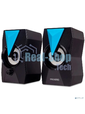 Акустическая система MICROLAB B22 черный 6 Вт RMS, Распределение мощности 3 Вт x2, Гармонические искажения: < 0,5% (1 Вт 1 кГц), Частотная характеристика: 120 Гц - 20 кГц, Соотношение сигнал/шум: > 65 дБ