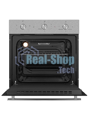 Шкаф духовой электрический Maunfeld AEOC6040S, 60л, дверца с 3 стеклами, нержавеющая сталь