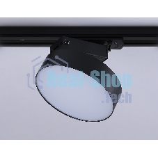 Трековый однофазный светодиодный светильник Ambrella light GL6842 BK черный LED 15W 4200K D115*80