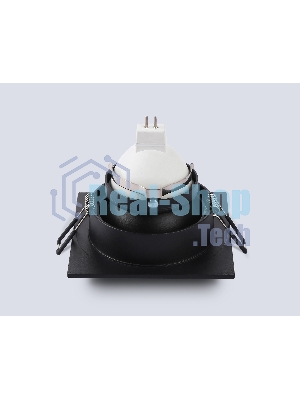 Встраиваемый точечный светильник Ambrella light TN102828 BK/BK черный/черный GU5.3 92*92*50