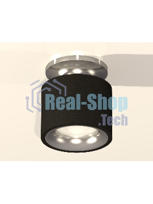 Светильник Ambrella Light XS7511081 SBK/PSL черный песок/серебро полированное MR16 GU5.3 (N7927, C7511, N7012)