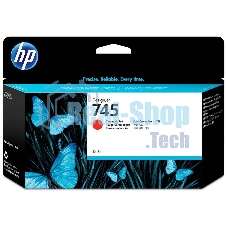 Картридж струйный HP 745 Хроматический красный для HP DesignJet, 130мл