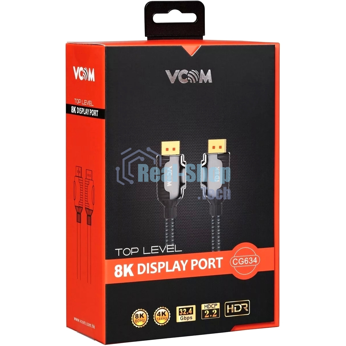 Кабель соединительный DISPLAY PORT v1.4, 8K@60Hz, 3m VCOM