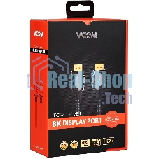 Кабель соединительный DISPLAY PORT v1.4, 8K@60Hz, 3m VCOM