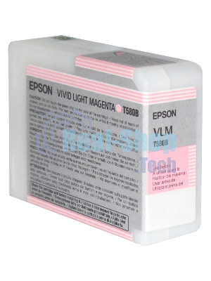 Картридж струйный Epson C13T580B00 светло-пурпурный (80мл)
