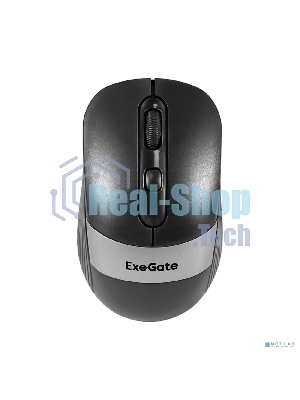 Мышь беспроводная ExeGate Professional Standard FG-10 черный, 1200 dpi, радиоканал, USB, кнопки - 4