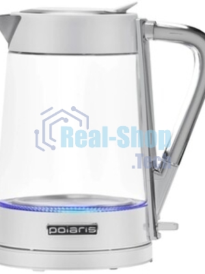 Чайник электрический Polaris PWK 1715 CGL Water Way Pro, Белый