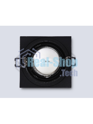 Встраиваемый точечный светильник Ambrella light TN102828 BK/BK черный/черный GU5.3 92*92*50