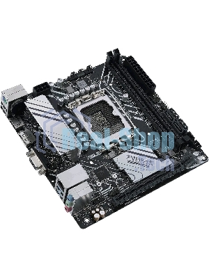Материнская плата ASUS PRIME H610I-PLUS D4-CSM, LGA 1700, Intel H610, 2xDDR4, 4xSATA, 1xM.2 PCIe 3.0 x4, 1xPCIe 4.0 x16, 1xHDMI, 1xDP, 1xVGA, 2xUSB-A 3.2 Gen 1, 2xUSB-A 2.0, 1x 1Gb LAN, 3x3.5 мм, 7.1, Mini-ITX