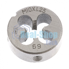 Плашка Сибртех М10x1,25 мм