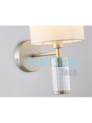 Настенный светильник Ambrella light LH71305 CGD/WH золото/белый E14 max 40W 220*150*260
