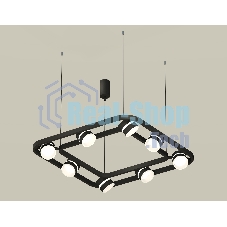 Светильник Ambrella light XB9182152/8 SBK/FR черный песок/белый матовый GX53 (C9182, N8445)