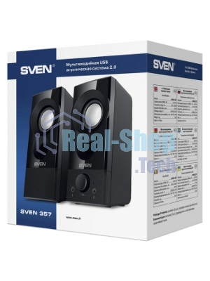 Акустическая система SVEN 357, черный (6 Вт, питание USB)