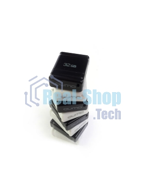Флешка USB 2.0 QUMO 32Gb, NANO QM32GUD-NANO-B черный
