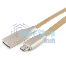 Кабель USB2.0 Cablexpert CC-G-mUSB01Gd-1M, AM/microB, серия Gold, длина 1м, золотой, блистер