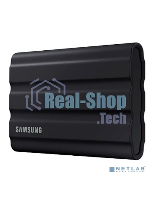 Внешний SSD Samsung T7 Shield, 2TB, USB 3.2 Gen 2 Type-C, R/W 1050/1000, черный