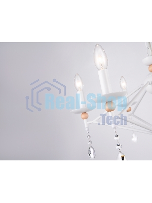 Светильник Ambrella light TR9596/6 WH белый E14/6 max 40W D660*880