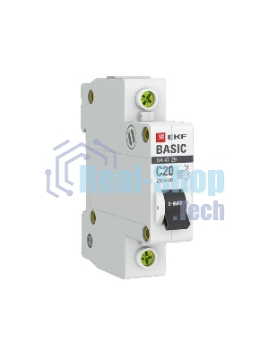 Выключатель автоматический EKF mcb4729-1-20C 1P 20А (C) 4,5кА ВА 47-29 EKF Basic