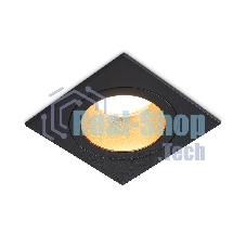 Встраиваемый точечный светильник Ambrella light TN102829 BK/GD черный/золото GU5.3 92*92*50