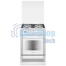 Плита газовая Gefest ПГ 6300-03 0040 белый, конфорок 4 шт, духовка 52 л, 60 см x 85 см x 60 см