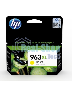 Картридж струйный HP 963XL 3JA29AE желтый увеличенной емкости (1600 стр) для HP OfficeJet Pro 9010, 9013, 9020, 9023