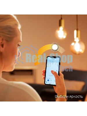 Лампа cветодиодная Gauss Smart Home Filament G95 7W 740lm 2500К E27 диммируемая LED