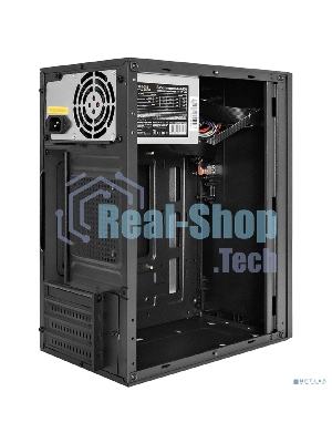 Компьютерный корпус Minitower ExeGate BAA-308U2 (mATX, без БП, 1хUSB/2хUSB 3.0, HD Audio, черный)