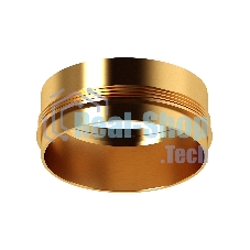 Насадка для корпуса светильника N6124 PYG золото желтое полированное D60*H32mm Out10mm MR16