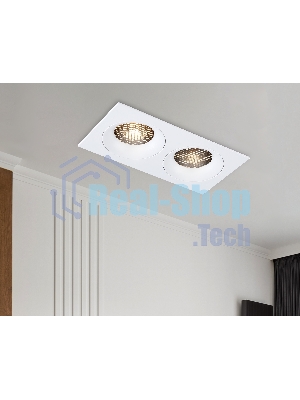 Светильник встраиваемый Ambrella light TN102731/2 WH белый GU5.3 175*92*23