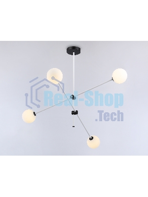 Светитльник Ambrella Light TR2505/4 WH/BK белый/черный G9/4 max 10W D970*700