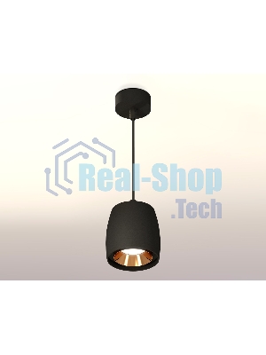Светильник Ambrella Light XP1142001 SBK/PYG черный песок/золото желтое полированное MR16 GU5.3 (A2311, C1142, N7034)