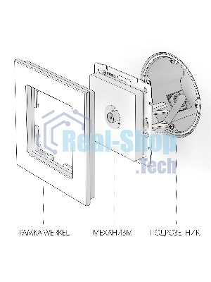 ТВ-розетка оконечная (шампань рифленый)