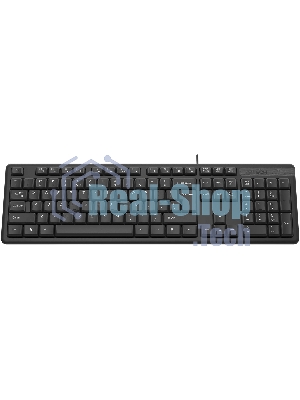 Клавиатура проводная A4Tech KR-3, USB, черный